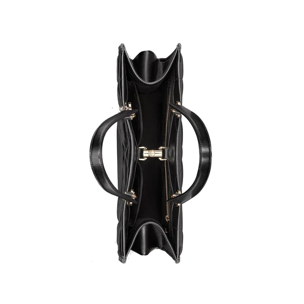 Sac fourre-tout en cuir noir Dior
