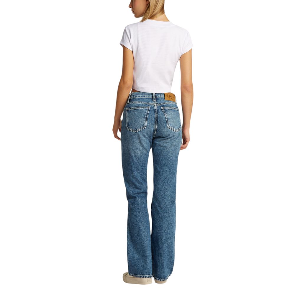 T-shirt en coton blanc Calvin Klein Jeans