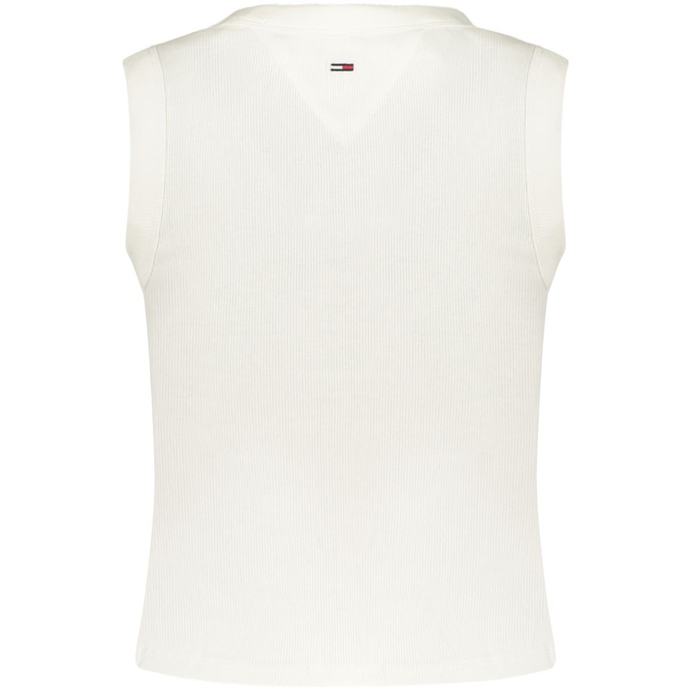 Tommy Hilfiger Weißes Baumwoll-Damen-Tanktop