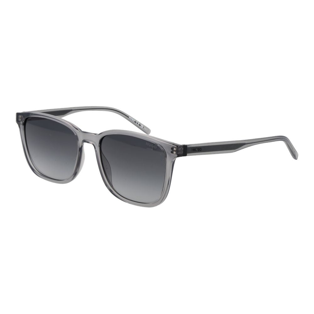 Lunettes de soleil en plastique gris Hugo Boss