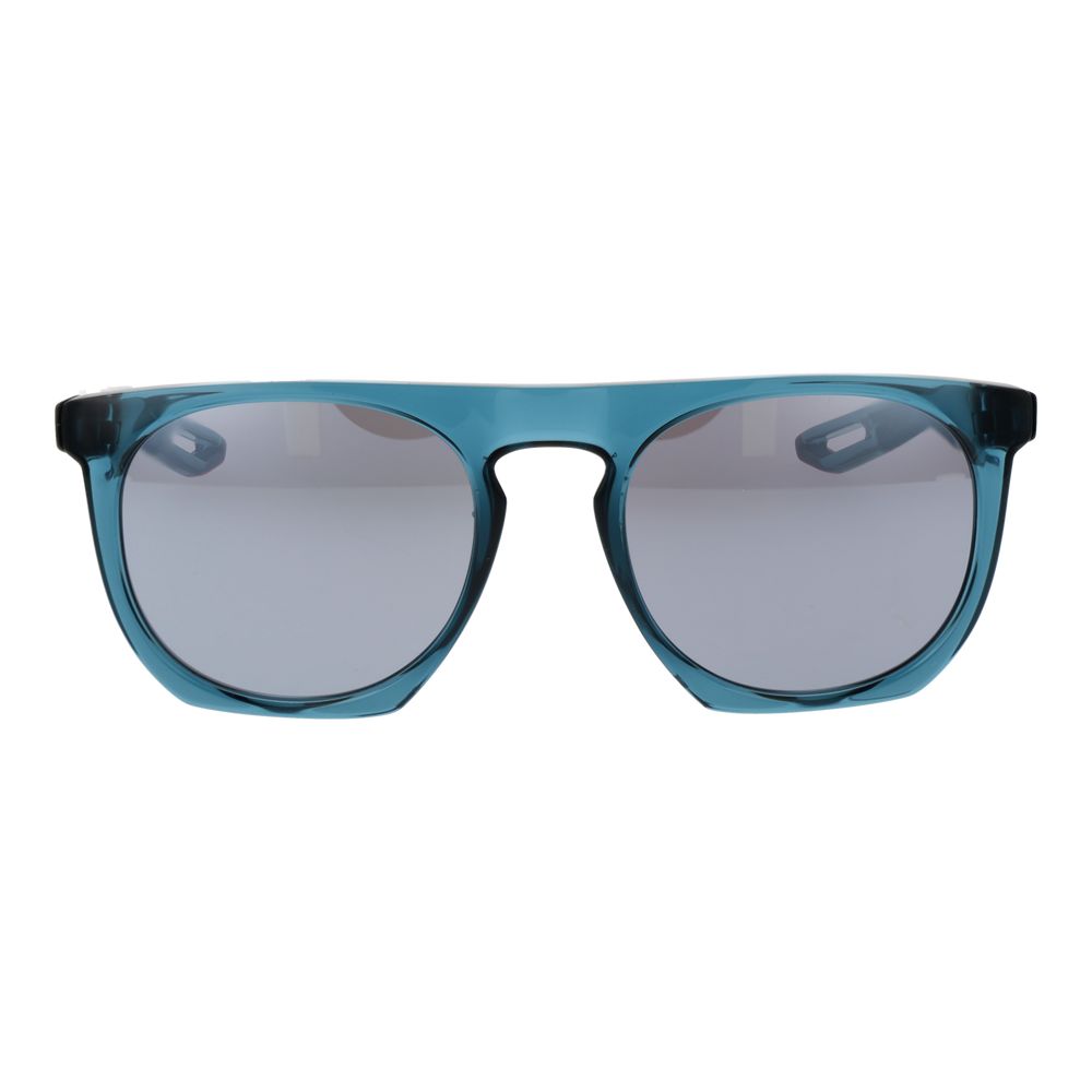 Lunettes de soleil en plastique bleu Nike