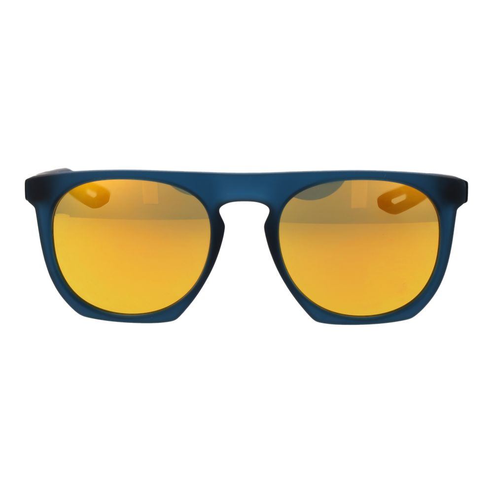 Lunettes de soleil en plastique bleu Nike