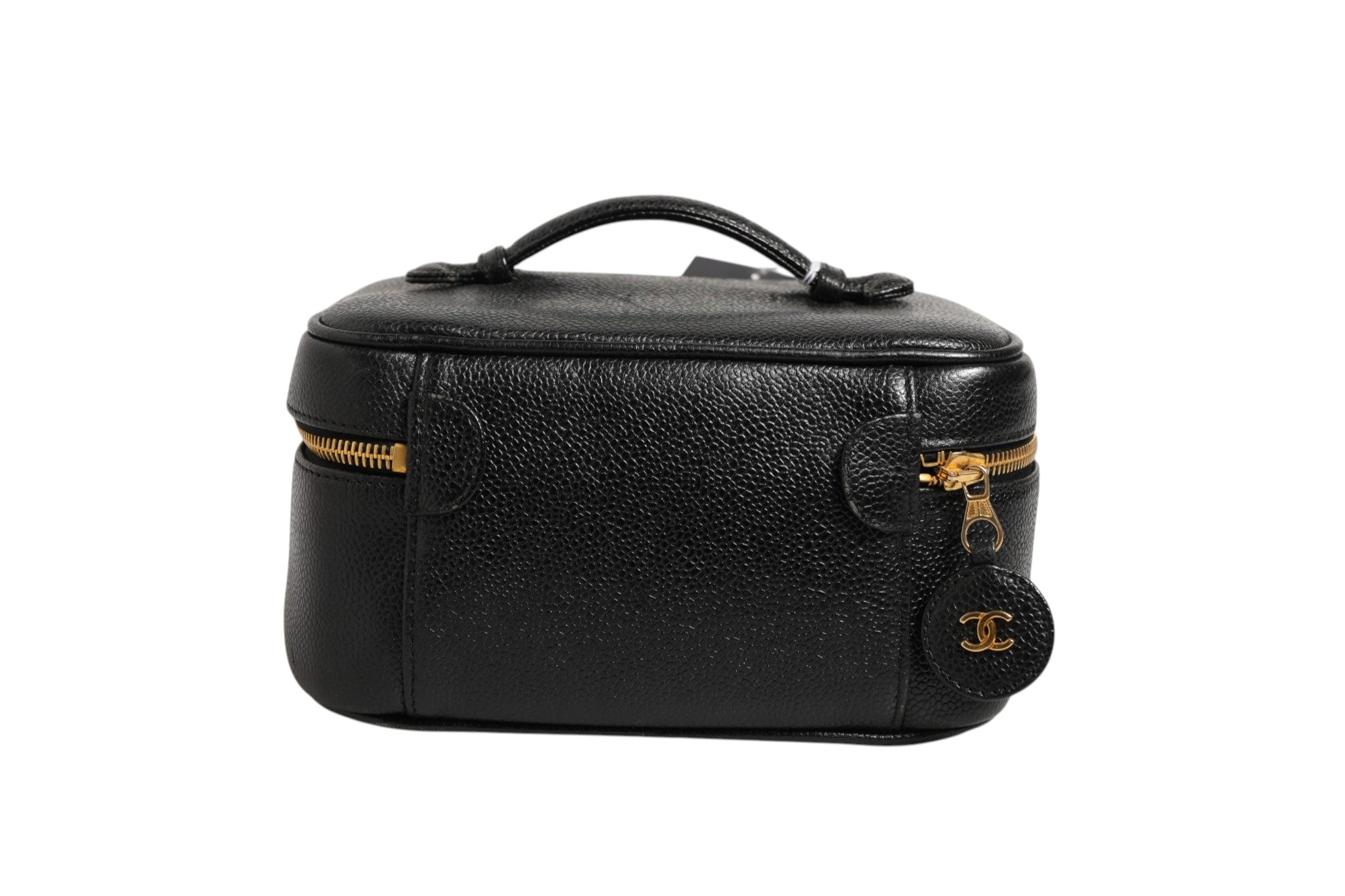 Chanel Make-up-Tasche in Schwarz und Gold