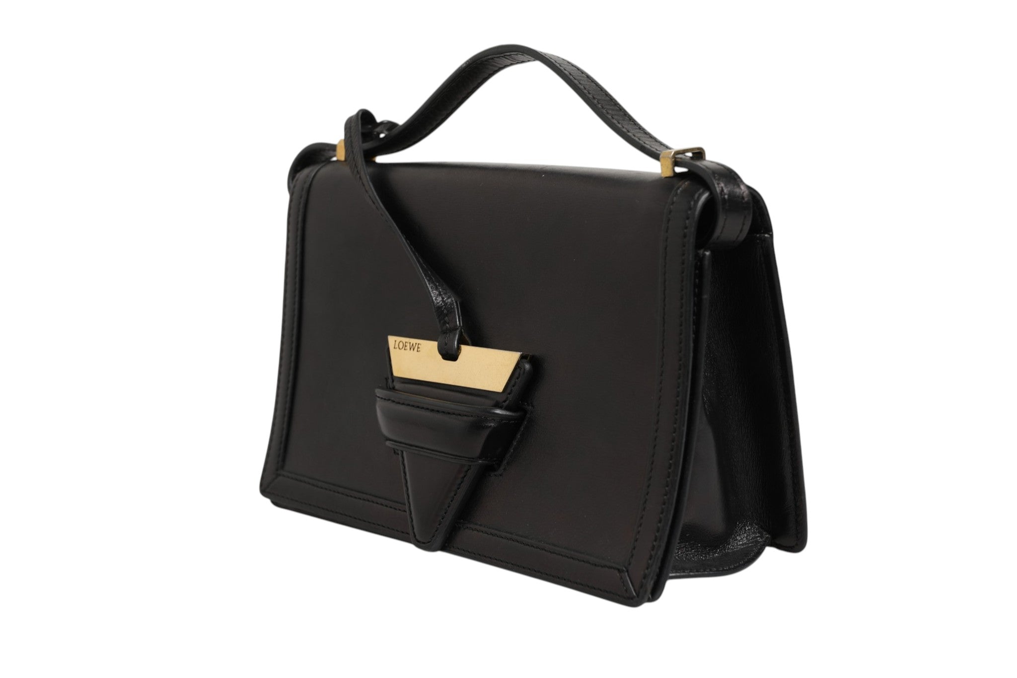 Loewe Barcelona Umhängetasche aus Leder, mittelgroß