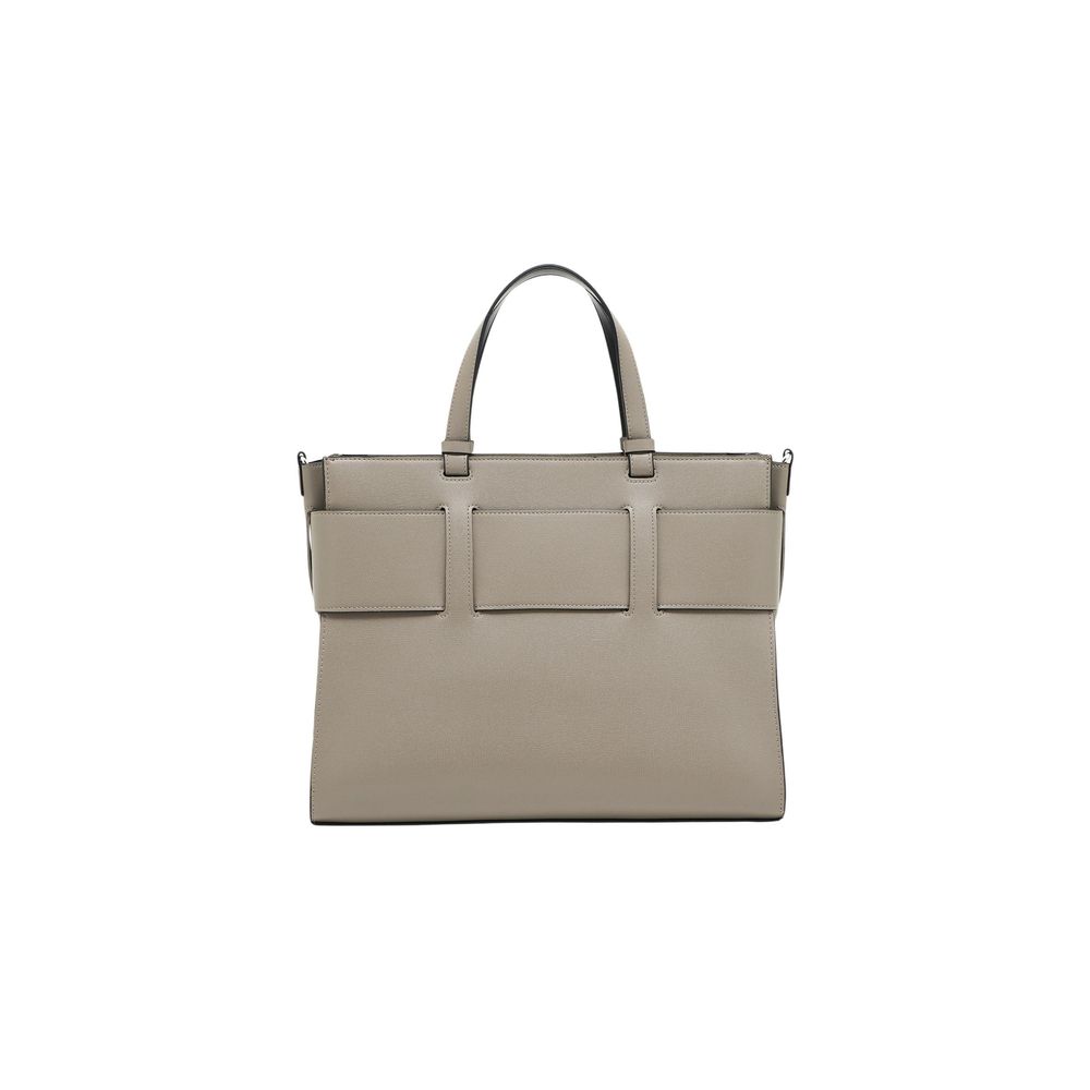 Armani Exchange Handtasche aus beigem Kunstleder