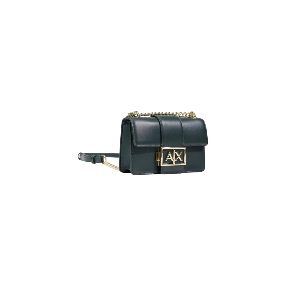 Armani Exchange Grüne Polyester-Handtasche