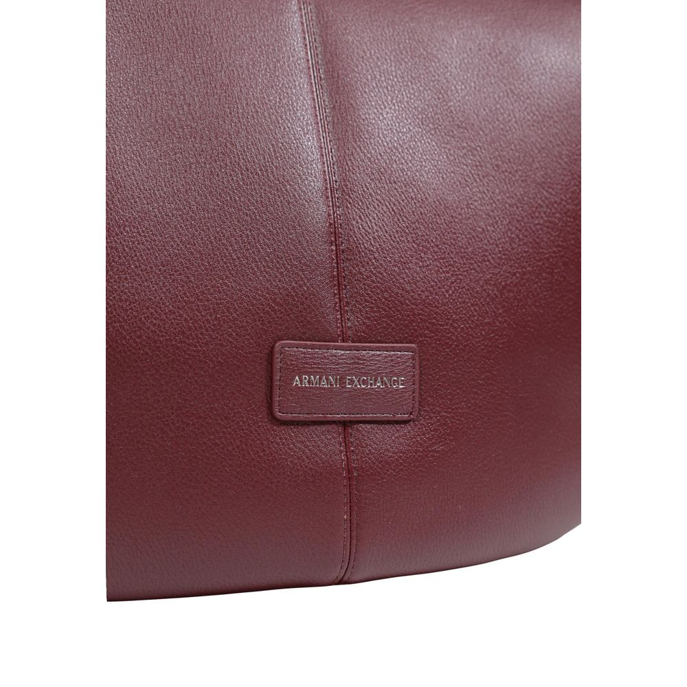 Sac à main en polyester Armani Exchange Bordeaux