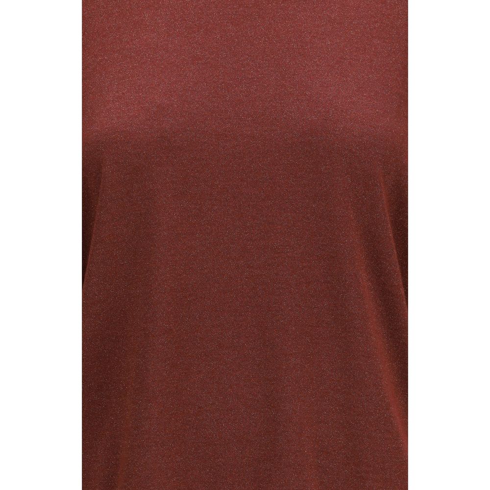 Brunello Cucinelli Bordeaux-Kaschmir-Sweatshirt