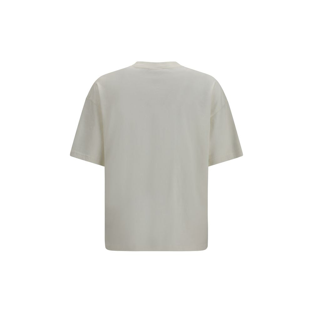 Weißes Baumwoll-T-Shirt darstellen