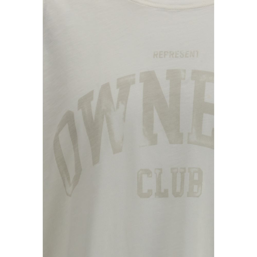 Weißes Baumwoll-T-Shirt darstellen
