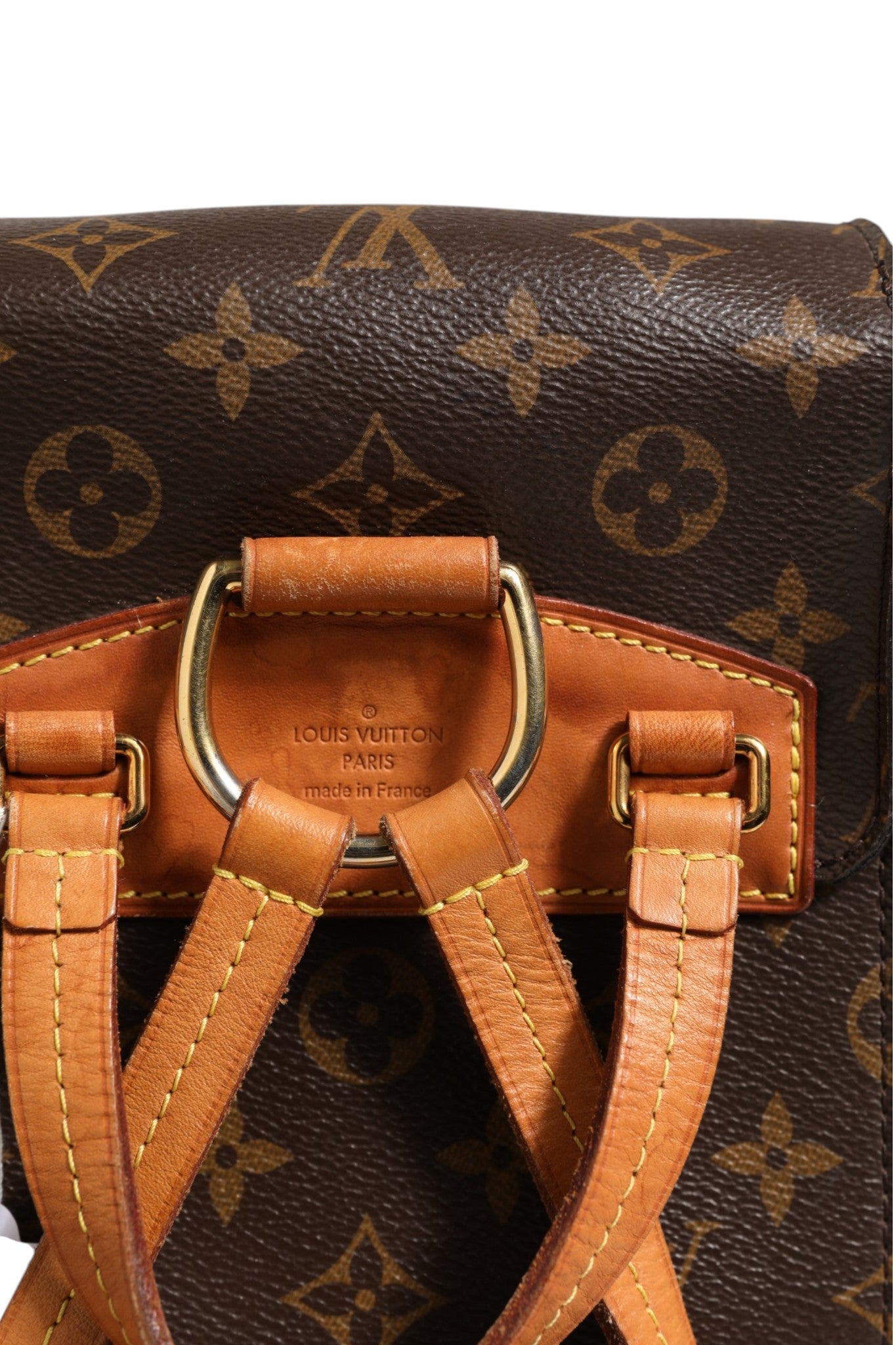 Sac à dos Montsouris en toile Monogram Louis Vuitton