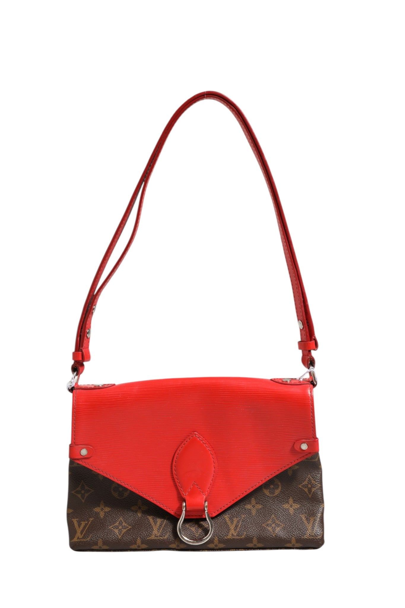 Louis Vuitton Saint Michel Monogram Epi Umhängetasche Coquelicot