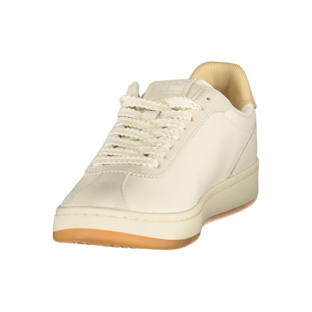 Tommy Hilfiger Beige Polyurethan Damen Sneaker