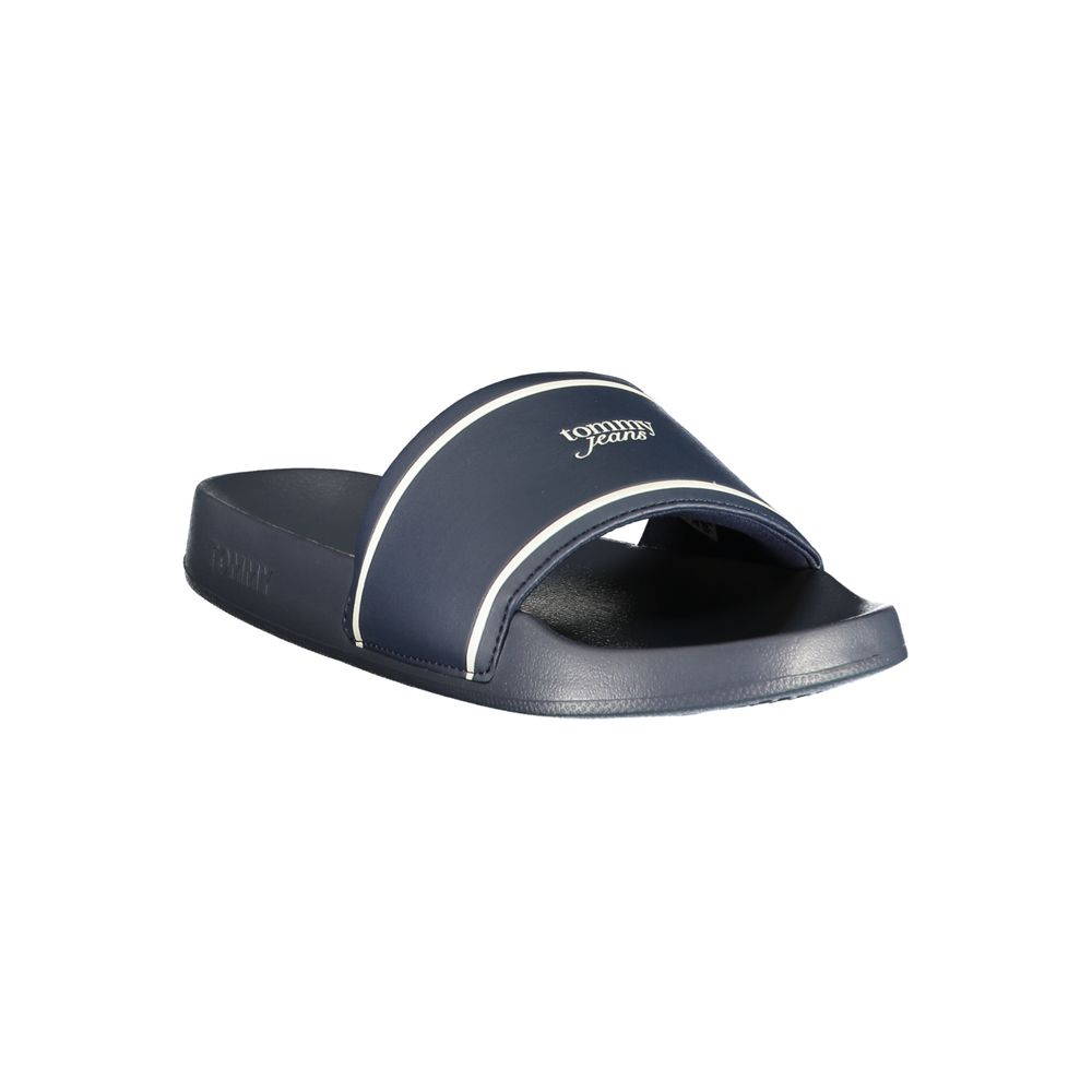 Tommy Hilfiger Damen-Hausschuhe aus blauem Polyurethan