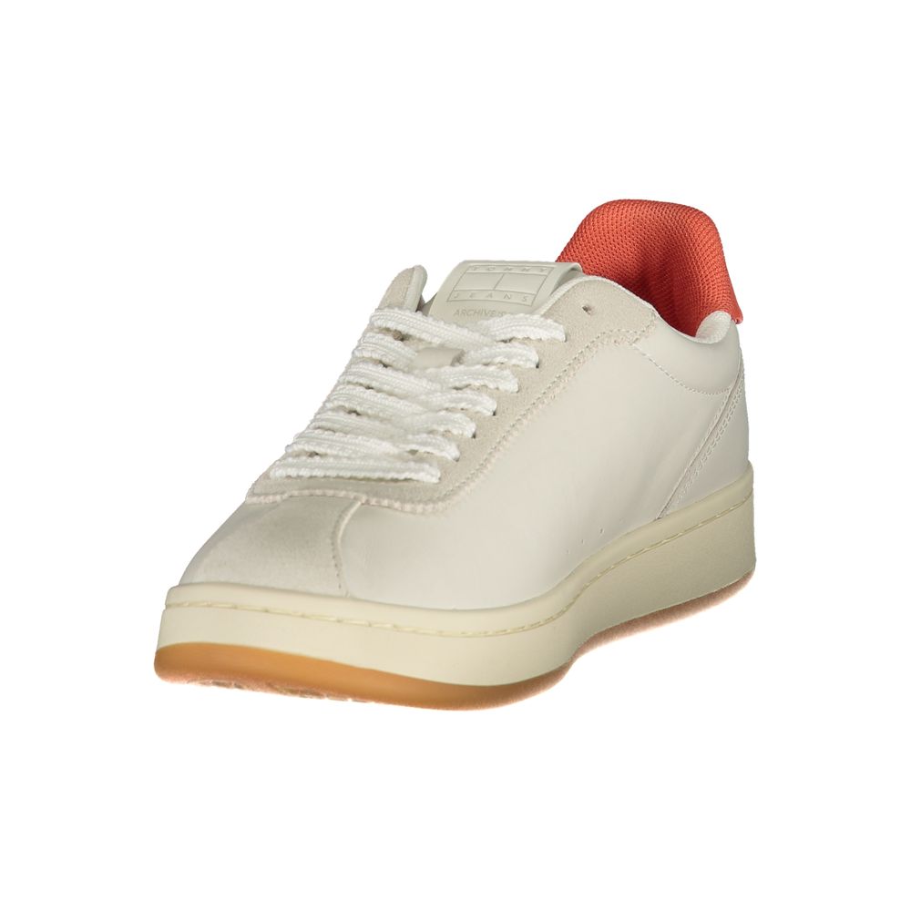 Baskets pour femme en polyuréthane beige Tommy Hilfiger