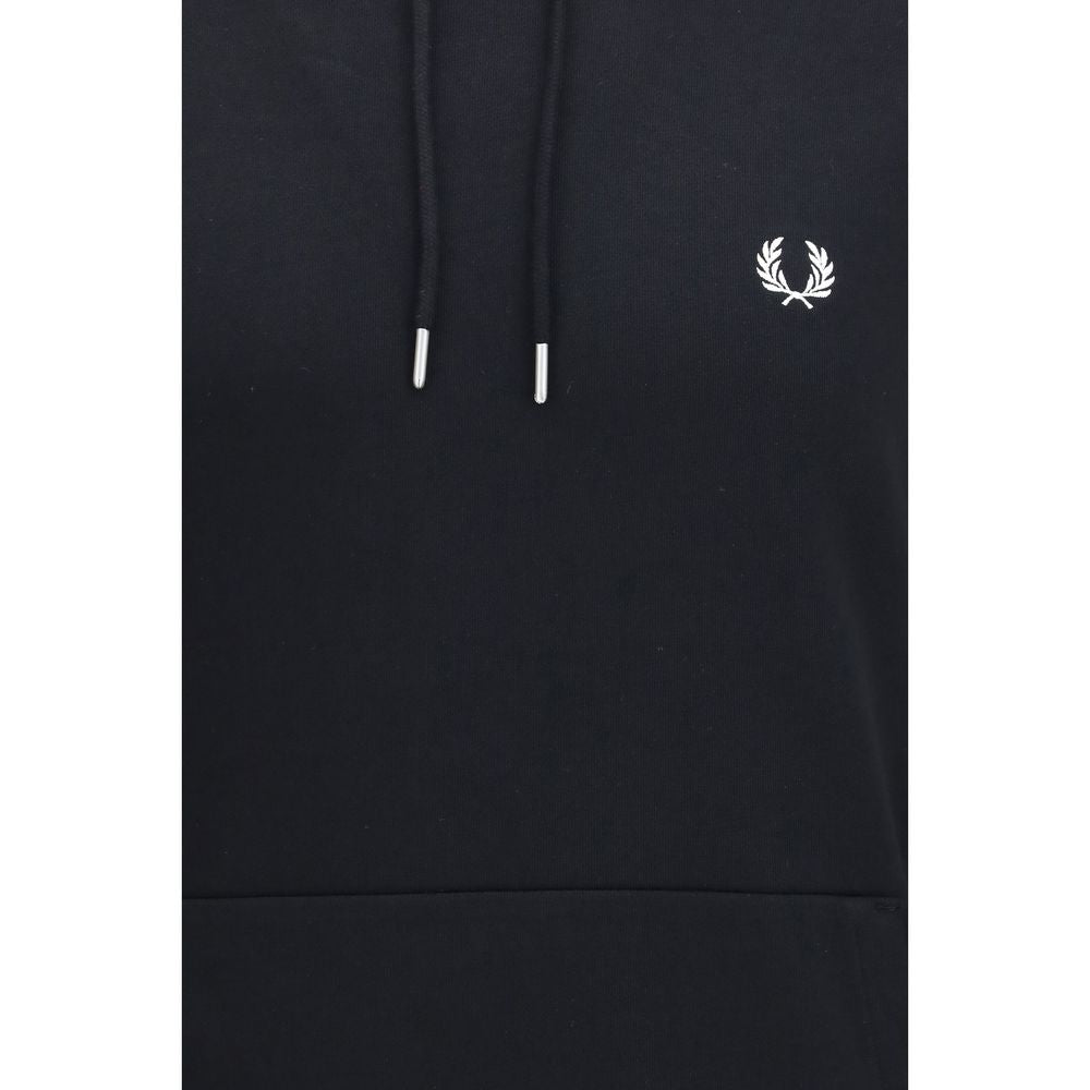 Fred Perry Schwarzes Baumwoll-Sweatshirt