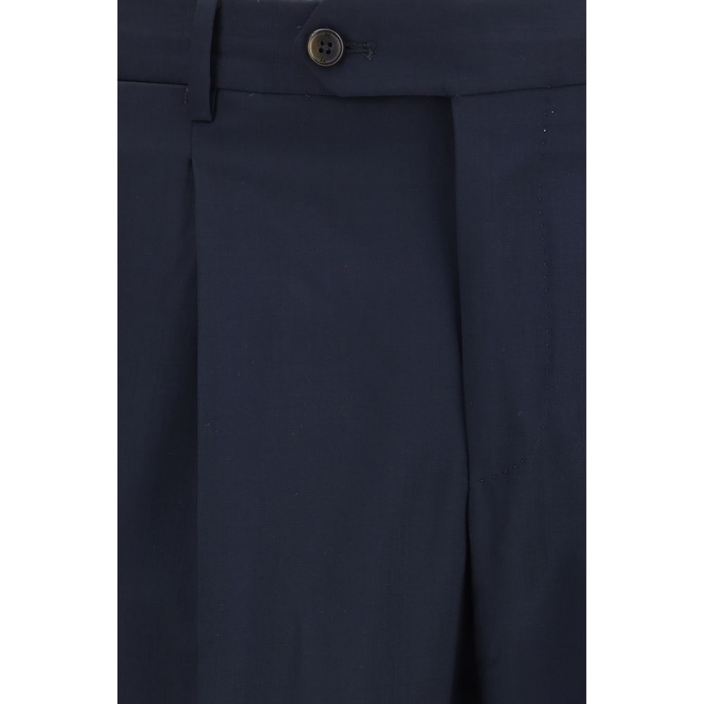 PT Torino Blue Wool Oves Aries Freizeithose