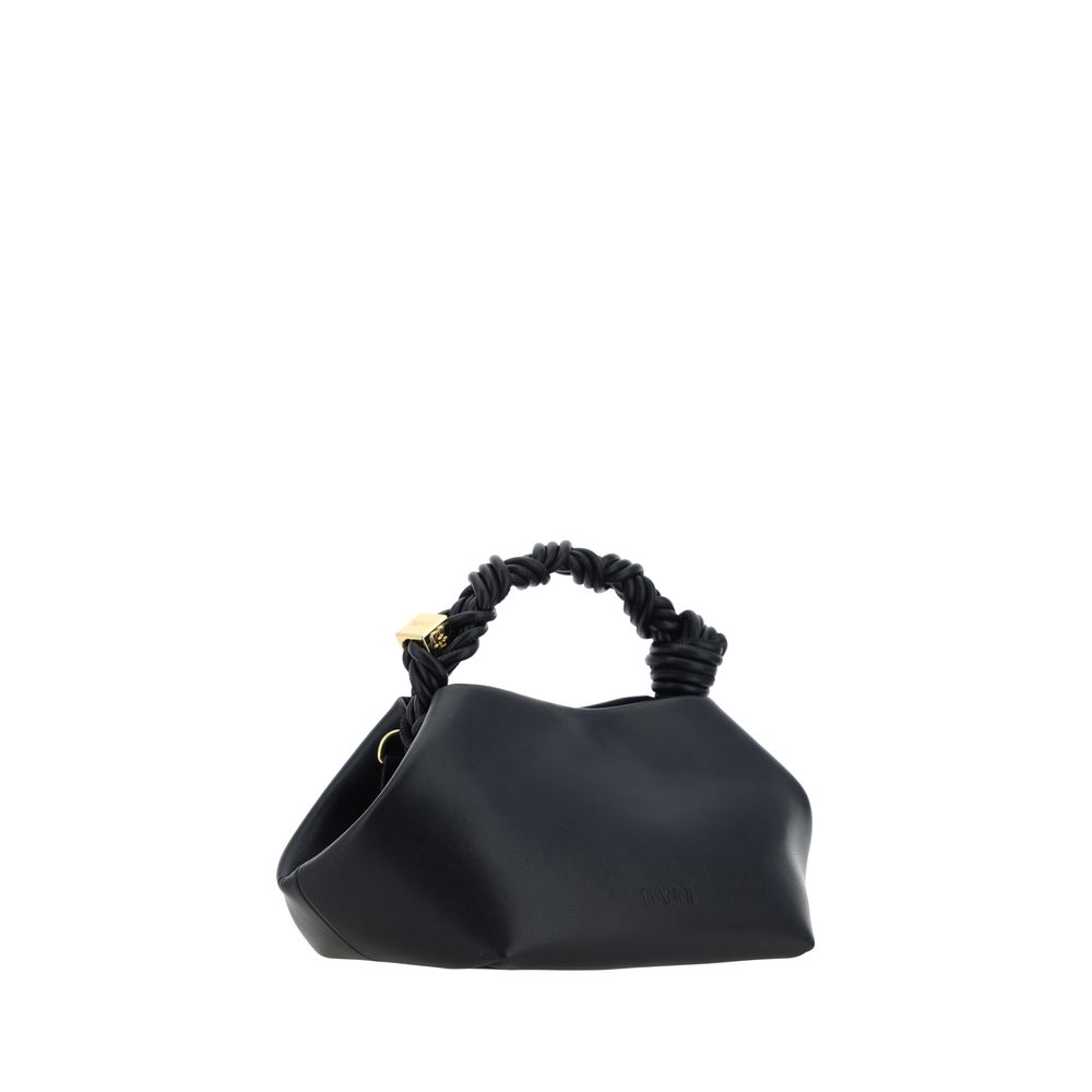 Ganni Schwarze Handtasche aus Kalbsleder (Bos Taurus)