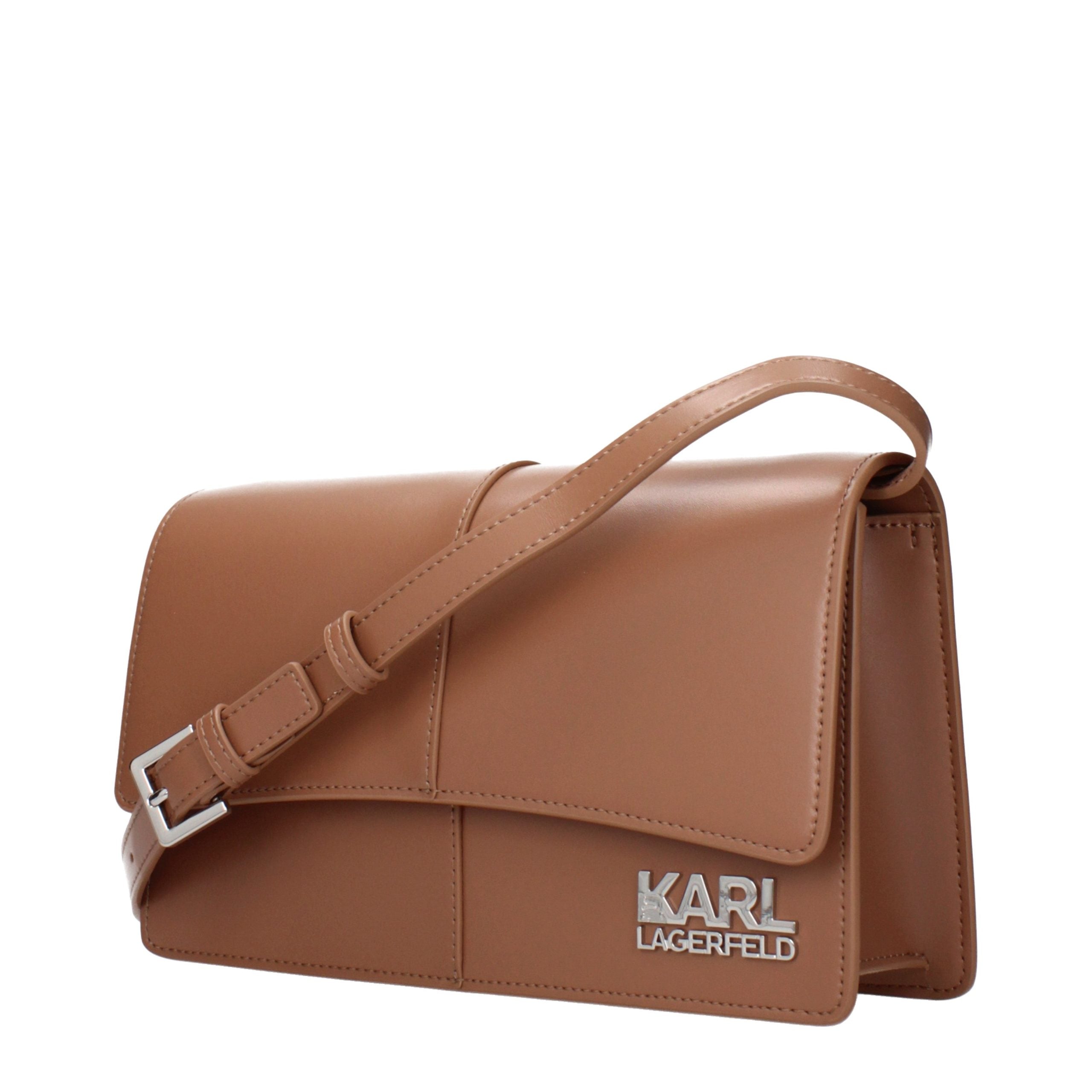 Karl Lagerfeld Brown Crossbody Bag