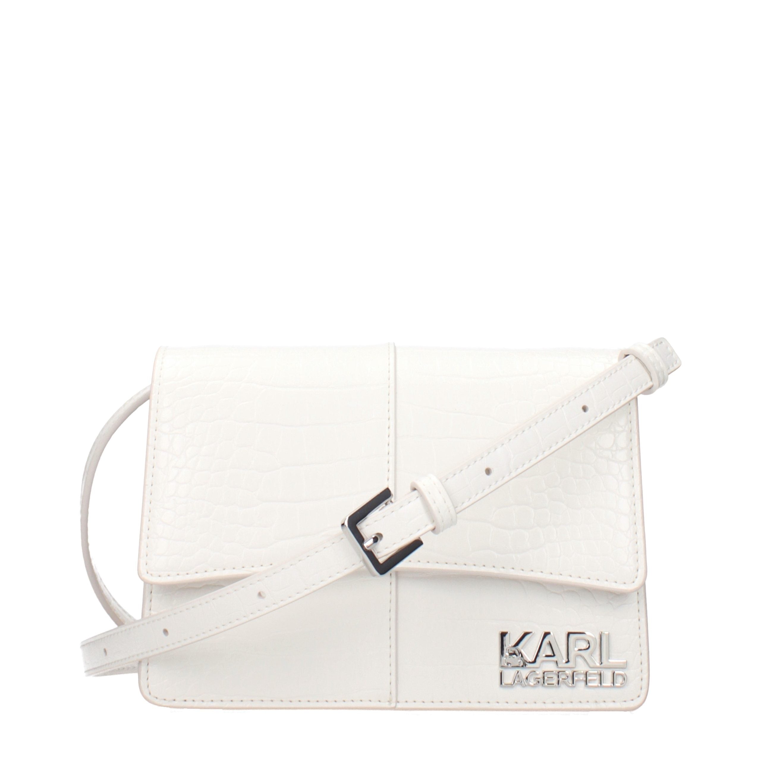 Karl Lagerfeld White Crossbody Bag