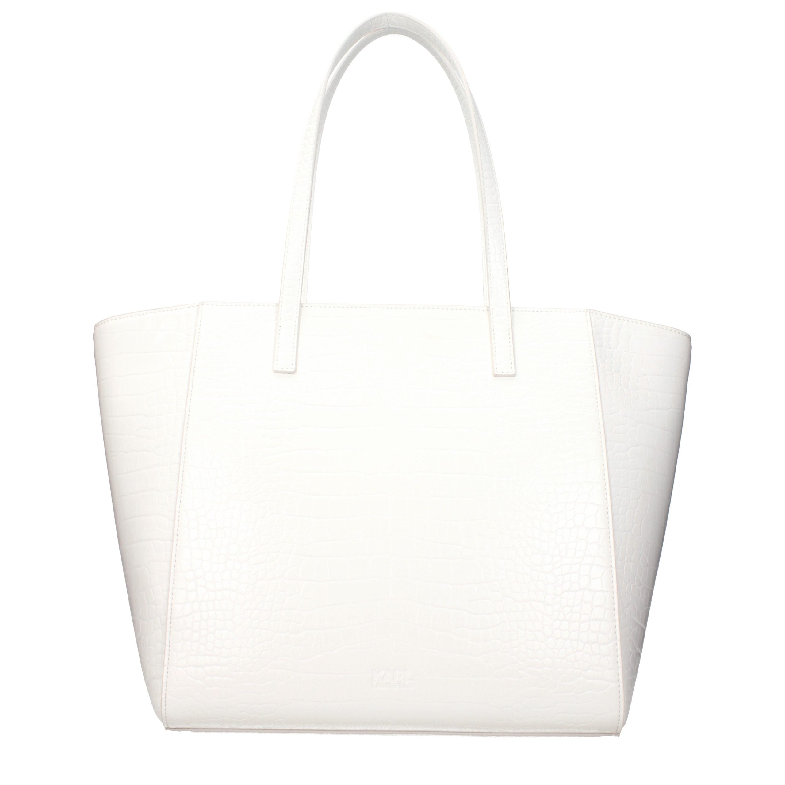 Karl Lagerfeld White Shoulder Bag