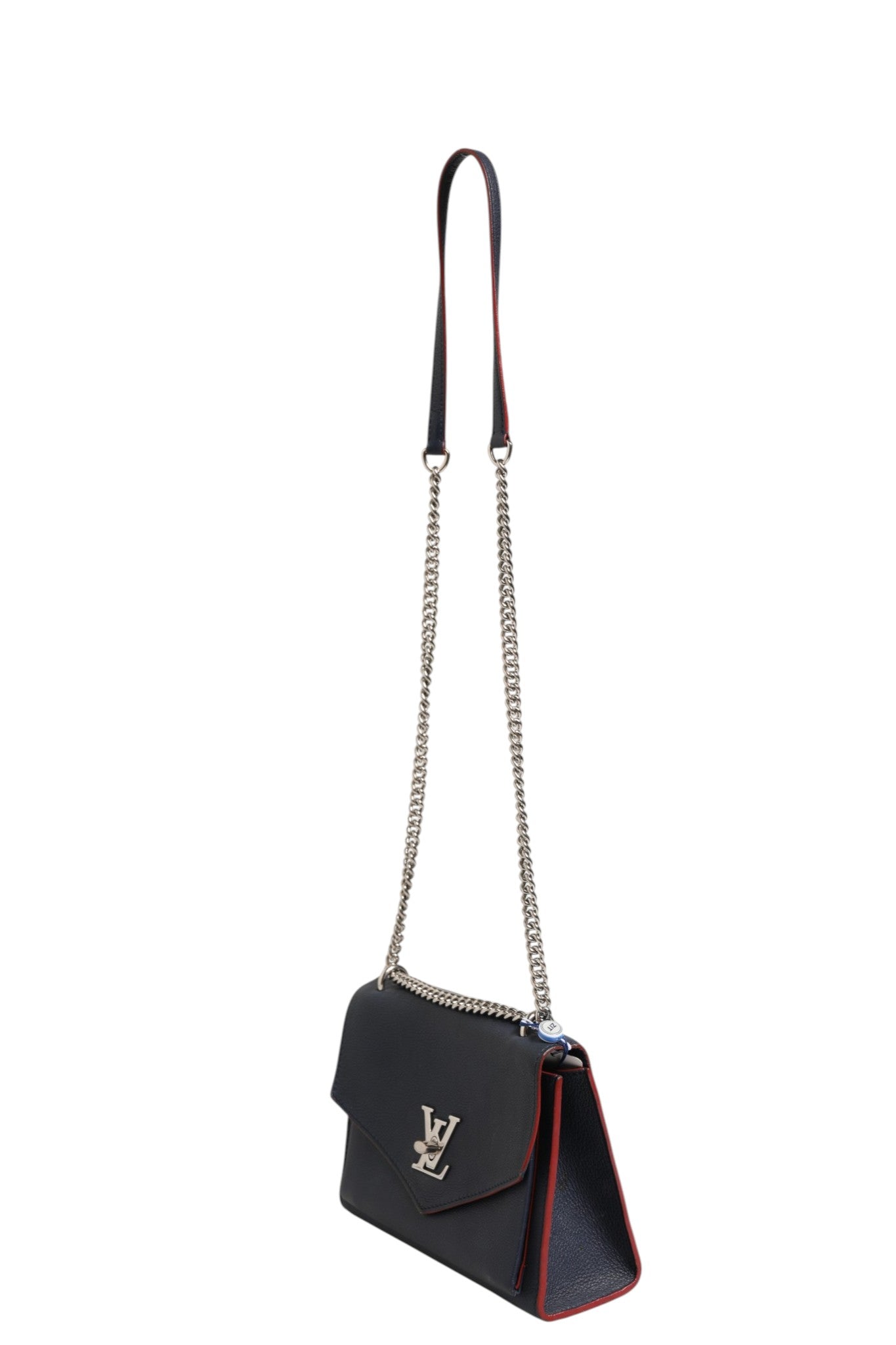 Louis Vuitton Mylockme Schultertasche aus Leder mit Kette