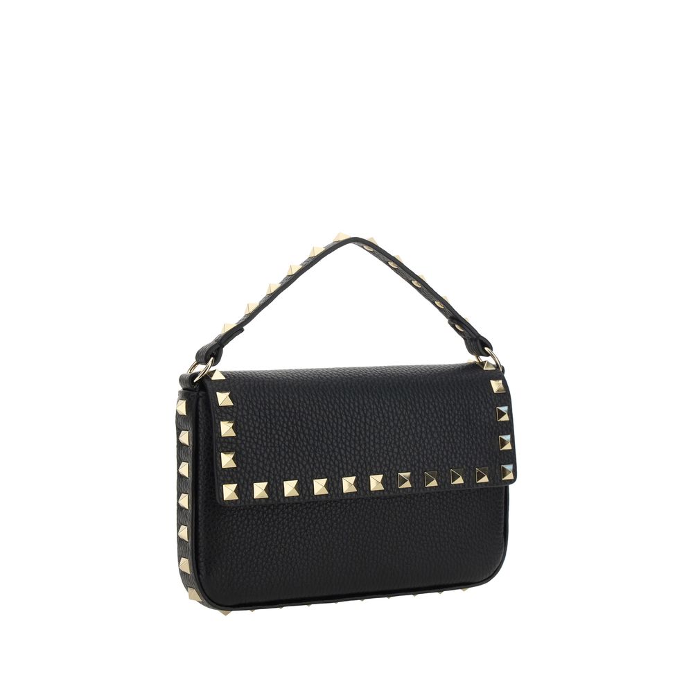 Sac porté épaule Valentino Garavani en cuir de veau noir
