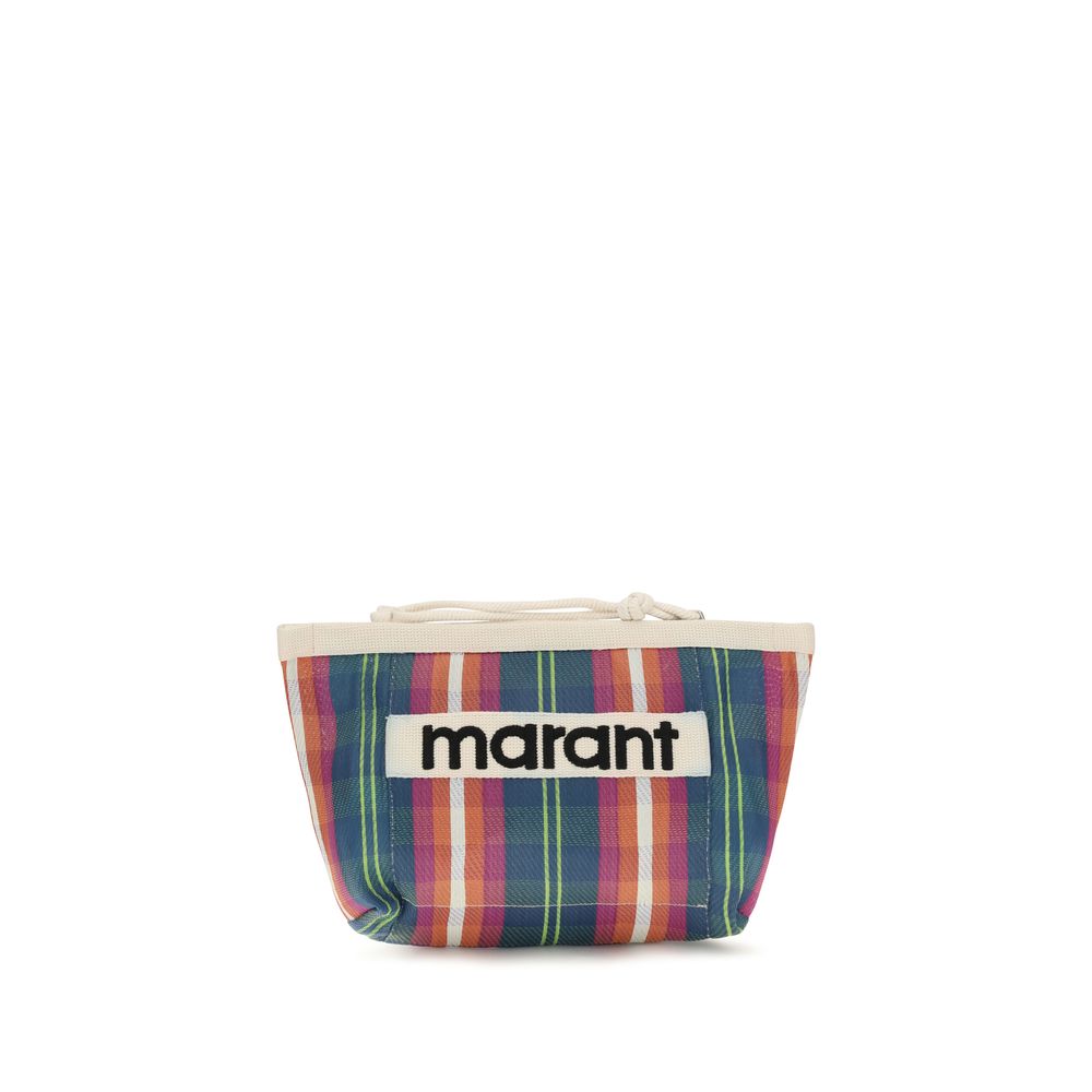 Isabel Marant Mehrfarbige Nylon-Clutch-Tasche