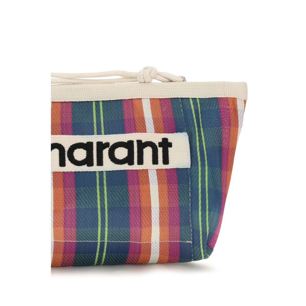 Isabel Marant Mehrfarbige Nylon-Clutch-Tasche