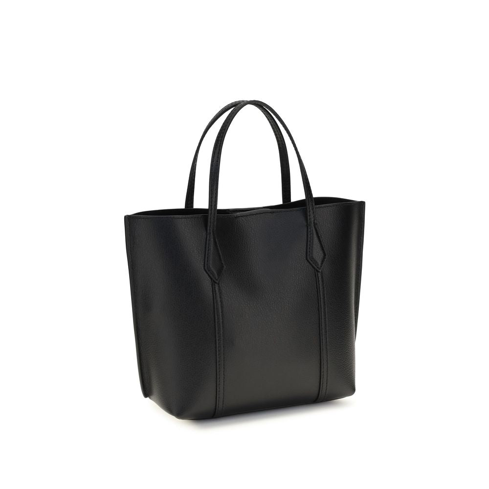 Tory Burch Handtasche aus schwarzem Kalbsleder Bos Taurus