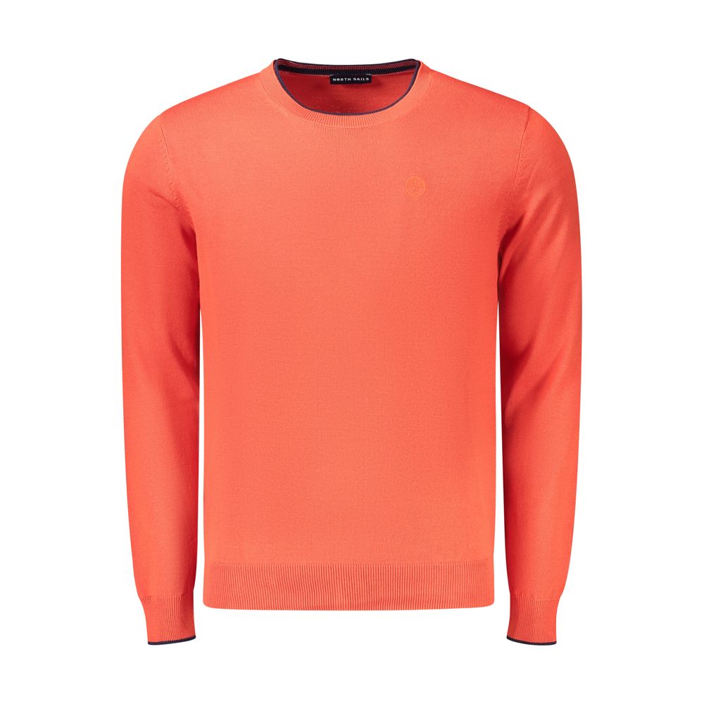 North Sails Roter Baumwollpullover für Herren