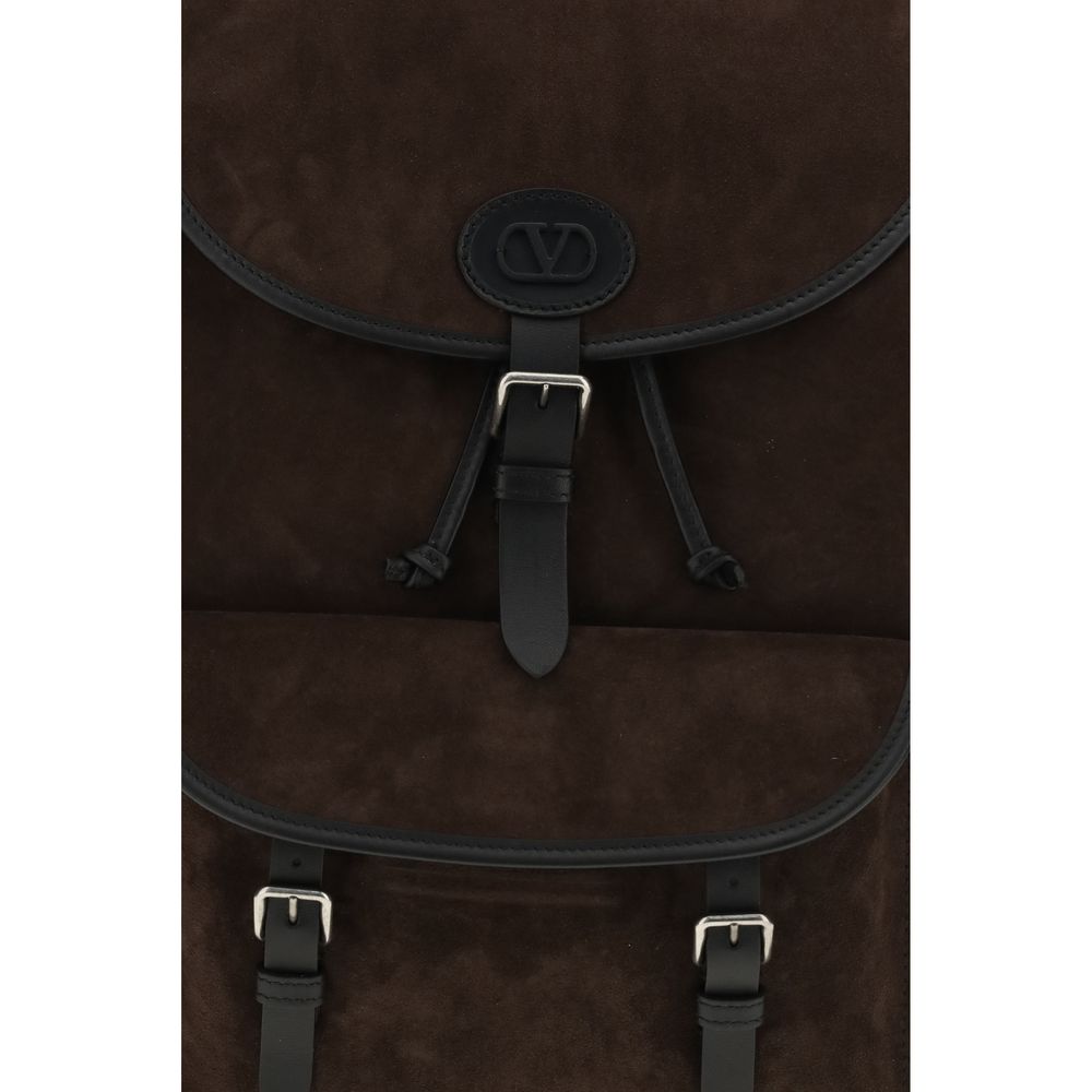 Valentino Garavani Rucksack aus braunem Kalbsleder Bos Taurus