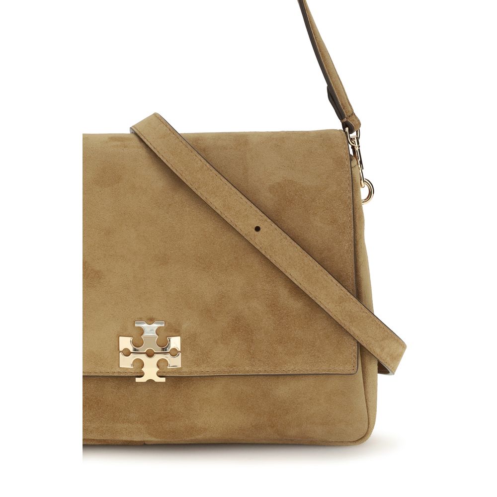 Tory Burch Beige Kalbsleder Bos Taurus Umhängetasche