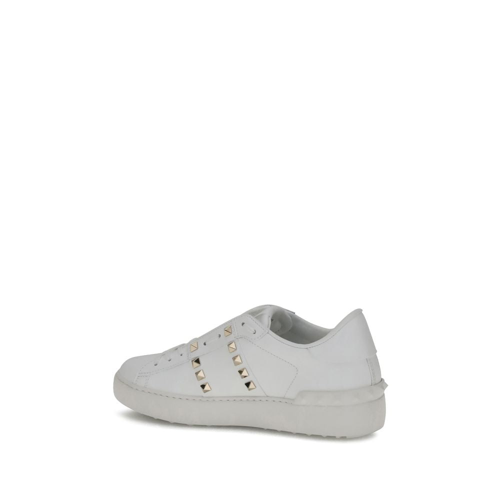 Valentino Garavani Weiße Kalbsleder Bos Taurus Sneakers
