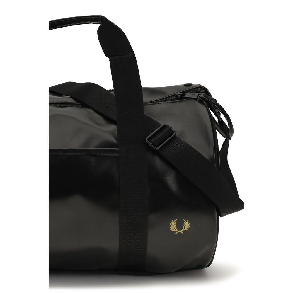Fred Perry Schwarzes Reisegepäck aus Polyester