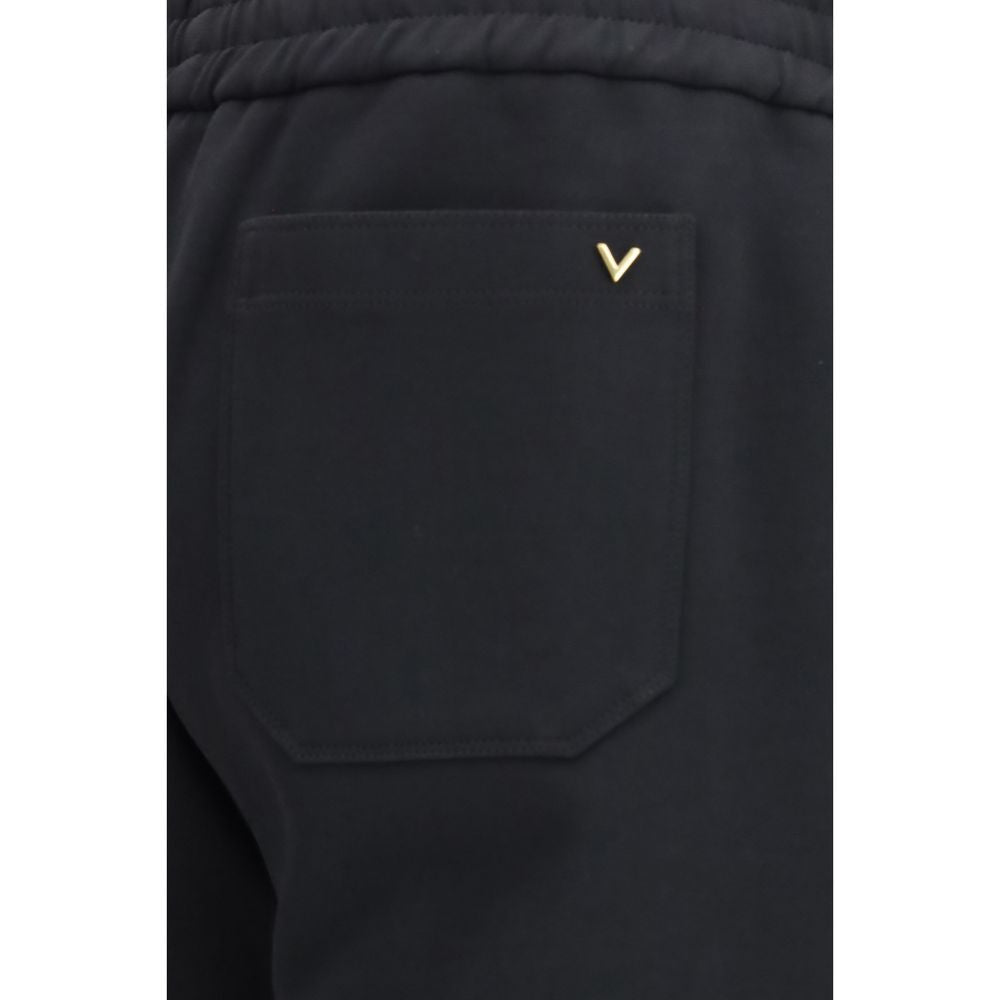 Valentino Jogginghose aus schwarzer Baumwolle (Sporthose)