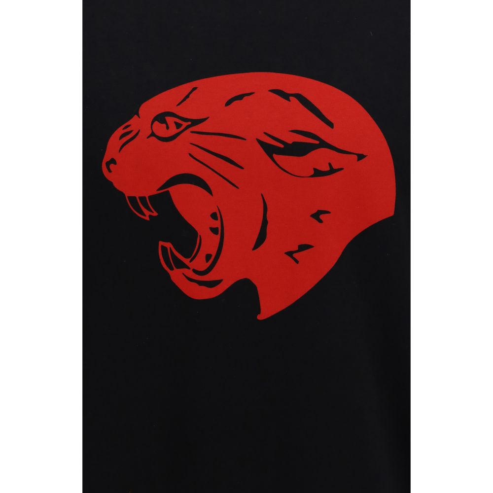 Valentino T-Shirt aus schwarzer Baumwolle