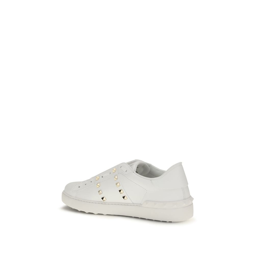 Baskets Valentino Garavani en cuir de veau blanc Bos Taurus