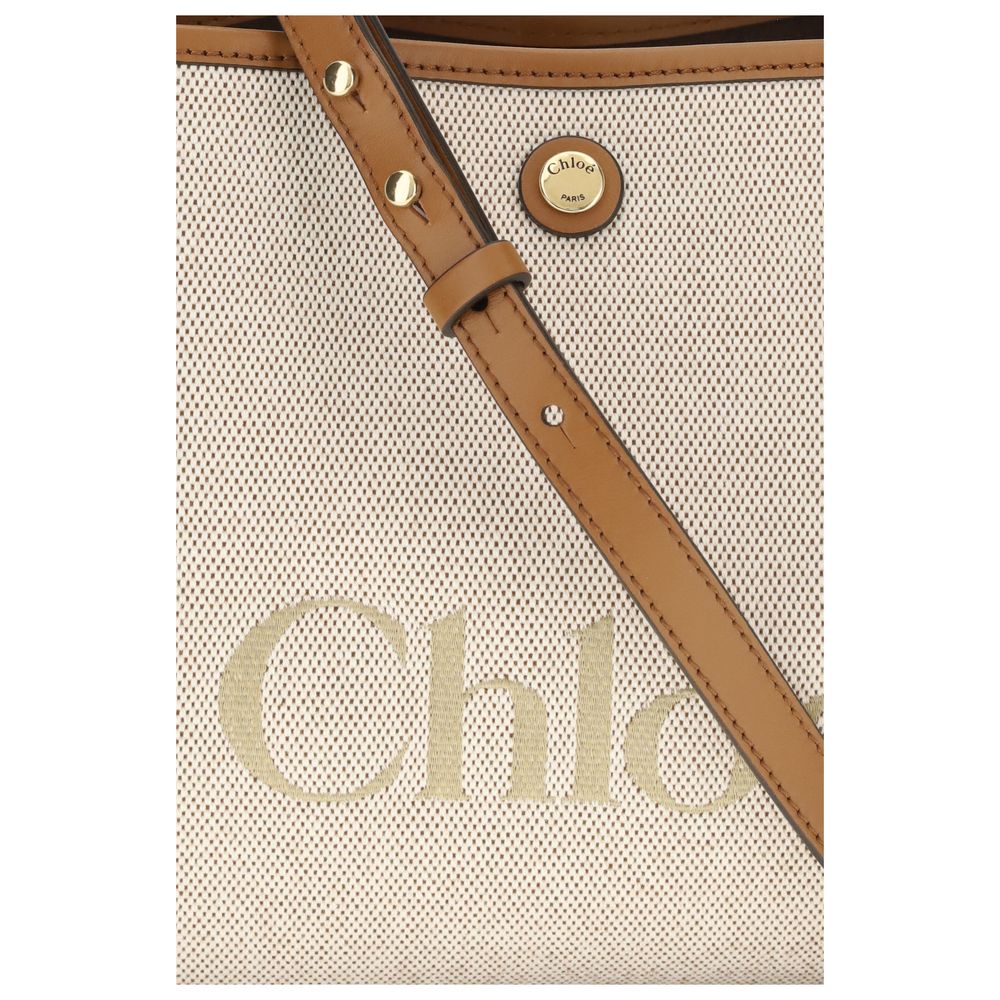 Chloé Handtasche aus beigem Stoff