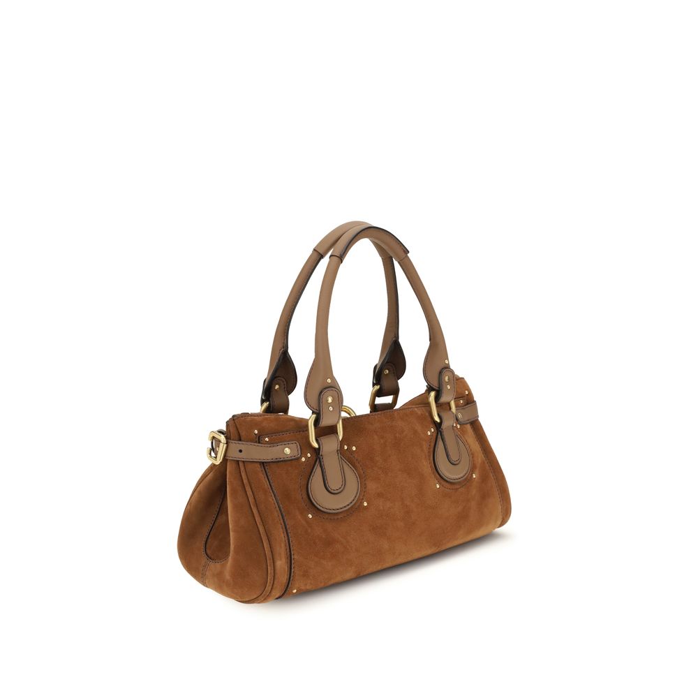 Chloé Handtasche aus Kalbsleder, Braun