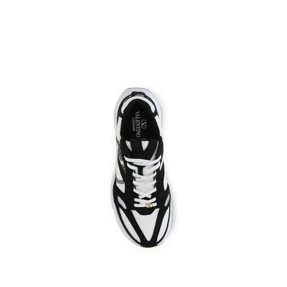 Valentino Garavani Mehrfarbige Low-Top-Sneakers aus Polyester