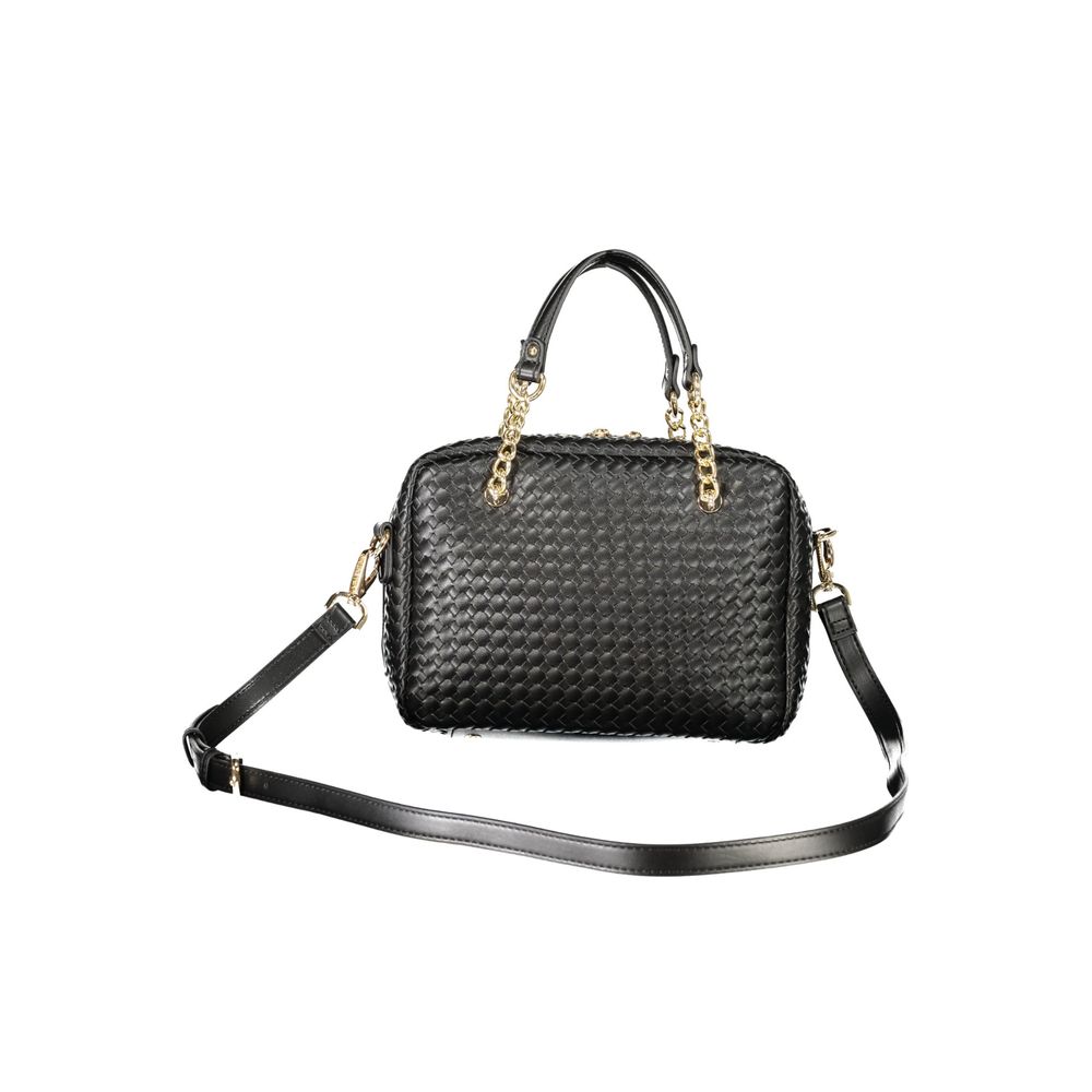 Valentino Damen Tasche aus schwarzem Polyurethan