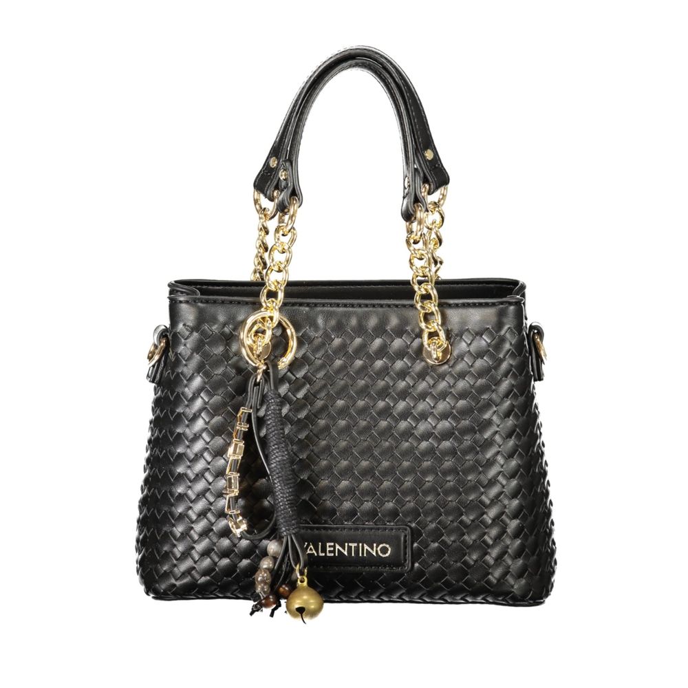 Valentino Damenhandtasche aus schwarzem Polyurethan