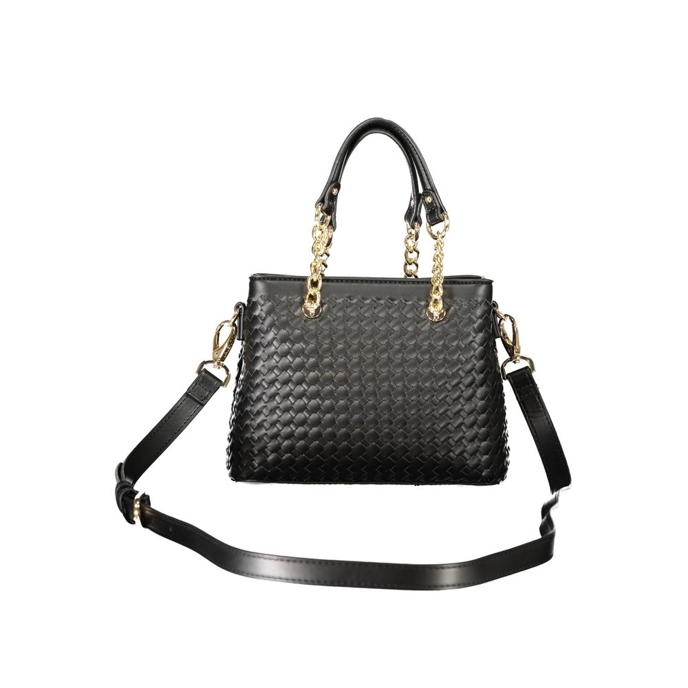 Valentino Damenhandtasche aus schwarzem Polyurethan
