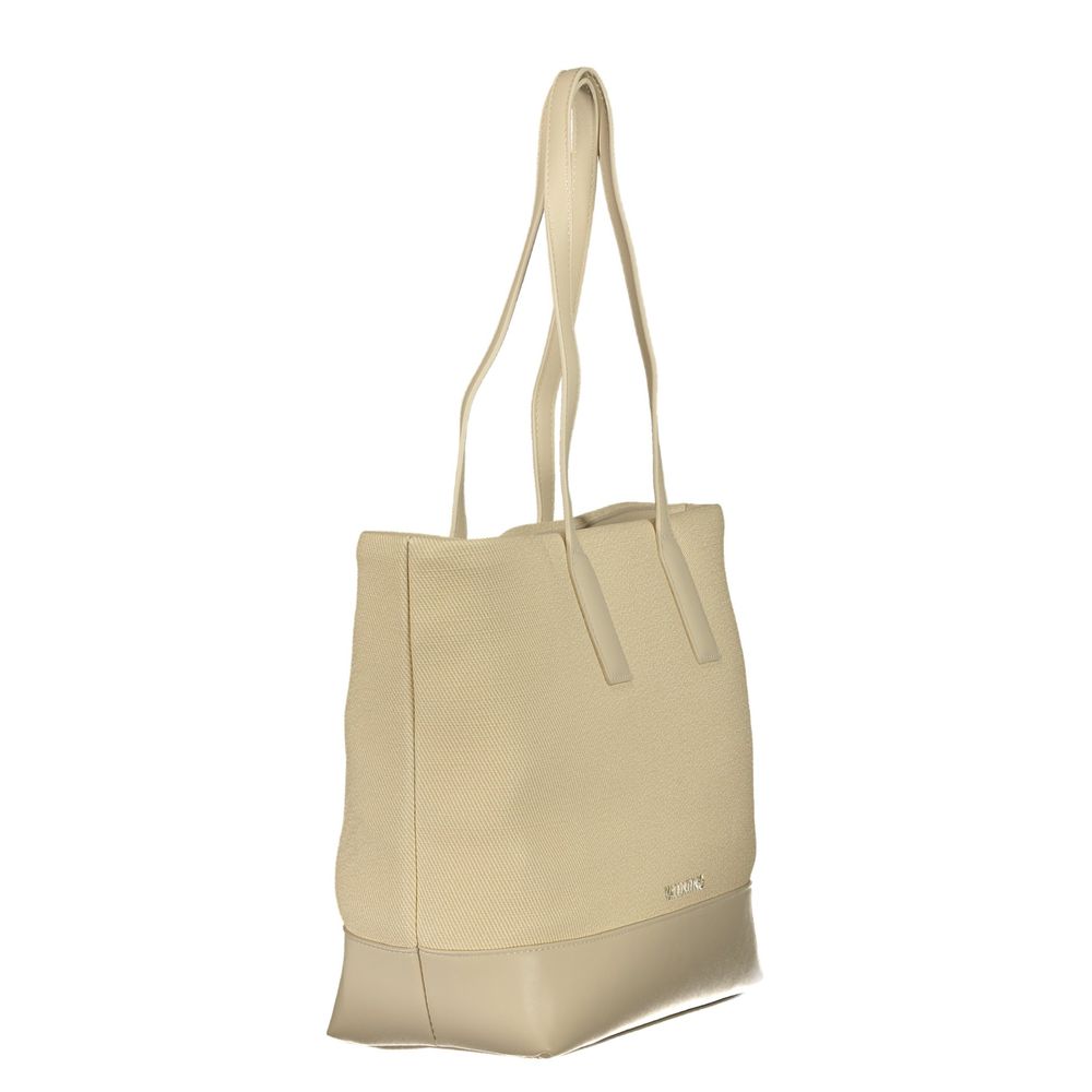 Valentino Damenhandtasche aus beigem Polyurethan