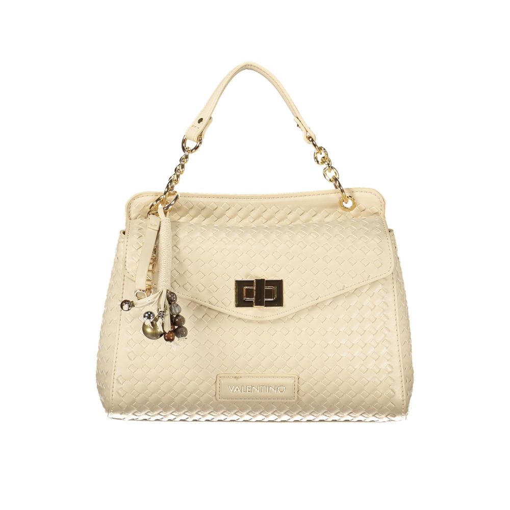 Valentino Damen-Tasche aus beigem Polyurethan