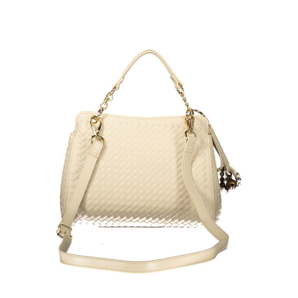 Valentino Damen-Tasche aus beigem Polyurethan