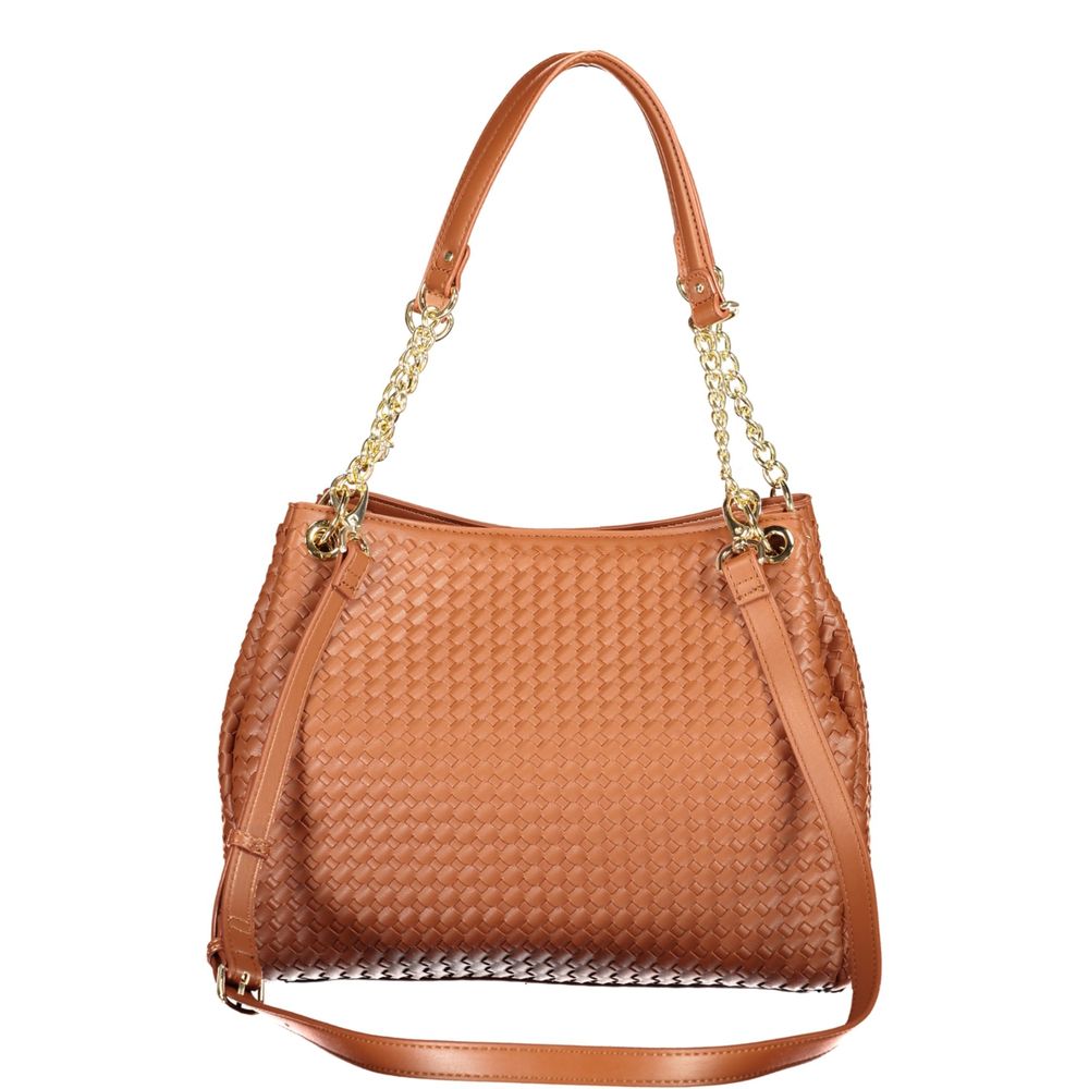 Valentino Marrone Damen-Tasche aus Polyurethan