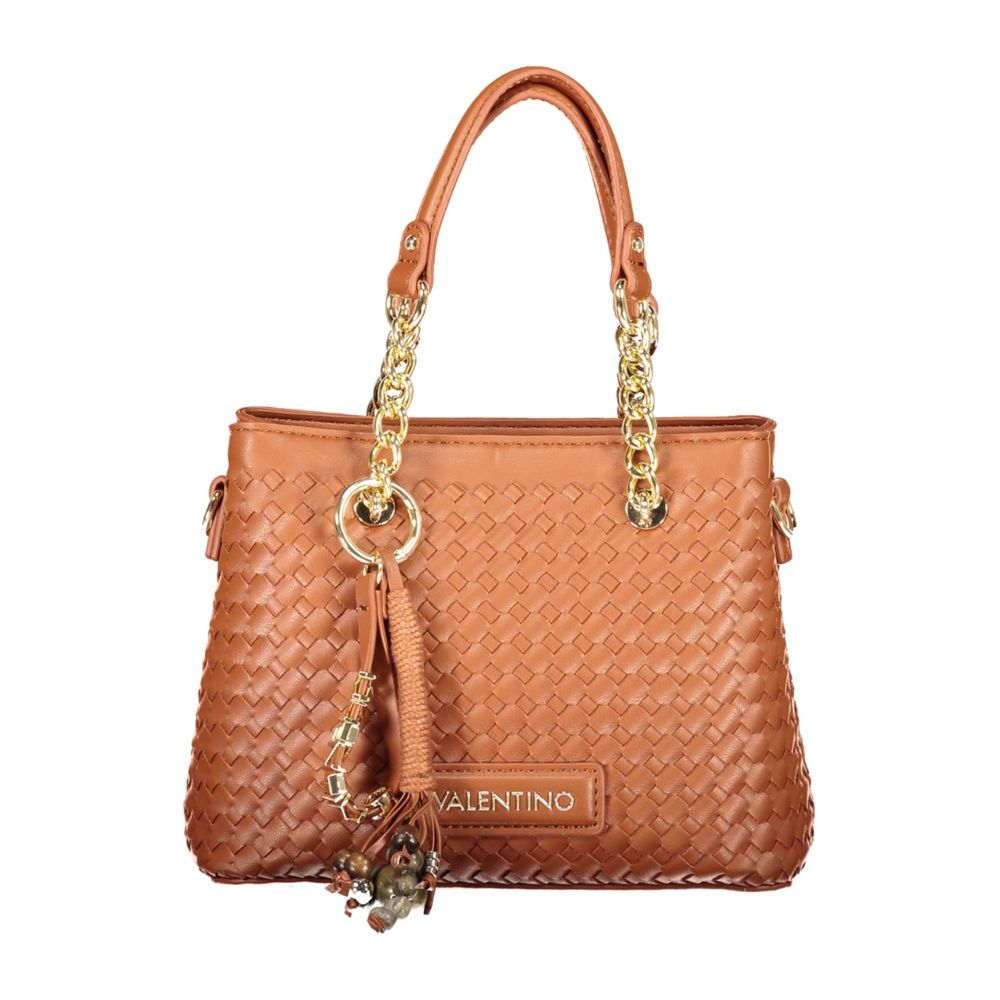 Valentino Damen-Tasche aus braunem Polyurethan