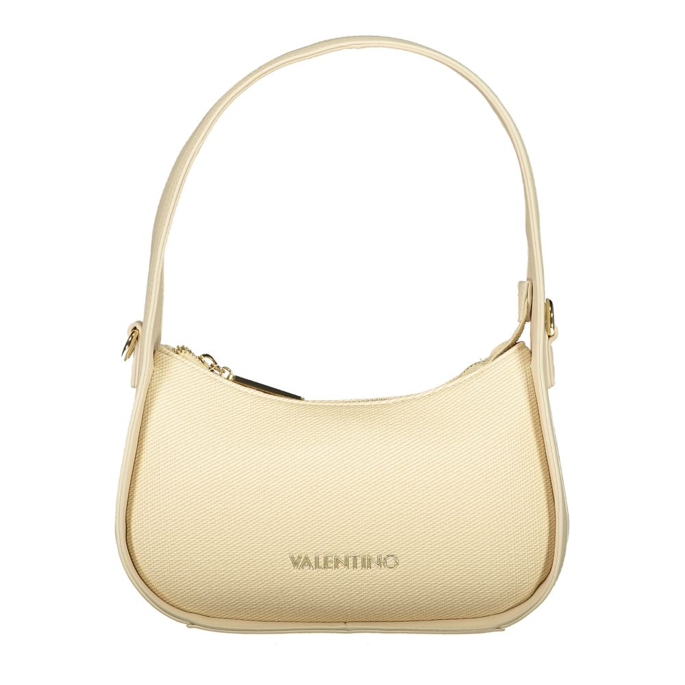 Valentino Beige Damen-Umhängetasche aus Polyurethan